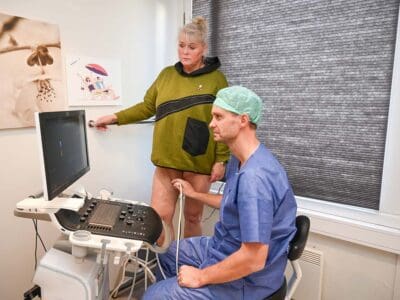 Undersøkelse av åreknuter for å kartlegge om man er kandidat til åreknuteoperasjon